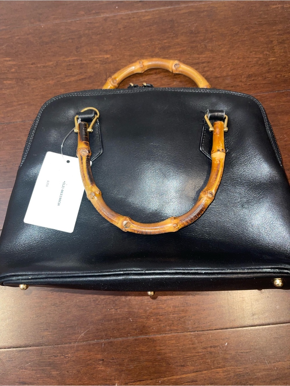 Gucci black bag with bamboo handles - Picture 15 of 16